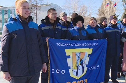 Производственное соревнование развернулось между студотрядами на Восточном - gtrkamur.ru