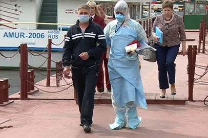 На Благовещенской таможне прошли учения по оказанию помощи зараженному холерой - gtrkamur.ru