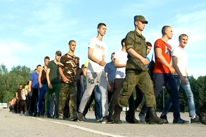 В ДВОКУ состоялось зачисление новобранцев - gtrkamur.ru