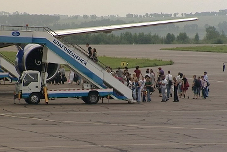 На международном терминале Благовещенска в 1,5 раза вырос пассажиропоток - gtrkamur.ru