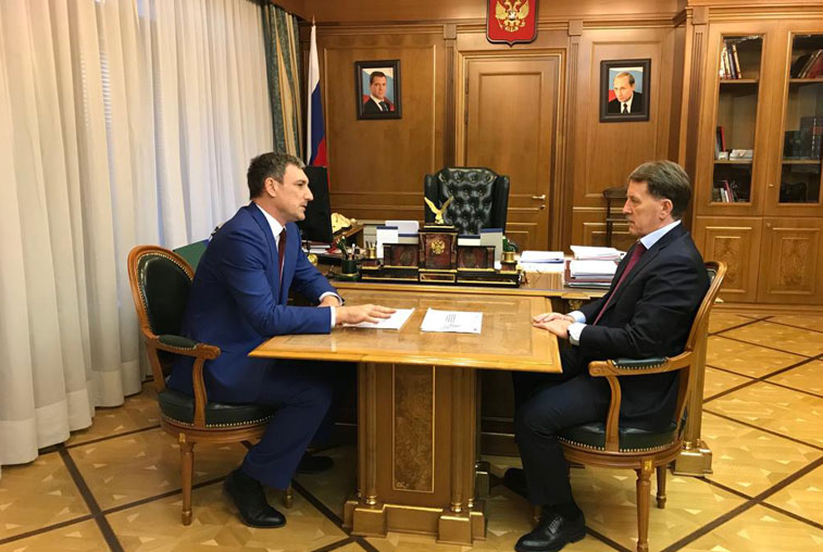 Поддержку аграриев обсудили Василий Орлов и зампред правительства России Алексей Гордеев - gtrkamur.ru