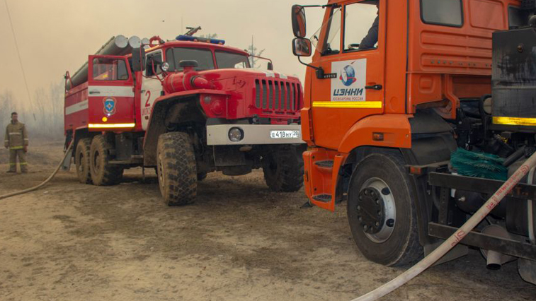На Восточном сотрудники космического центра развернули 3 пожарных поста - gtrkamur.ru
