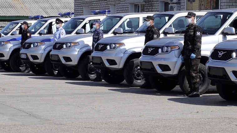Автопарк областного управления Росгвардии пополнился новыми «Патриотами»