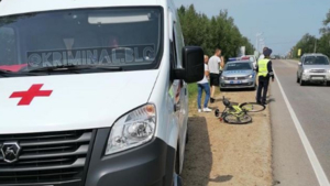 Велосипедистку сбил микроавтобус на трассе вблизи Благовещенска - gtrkamur.ru