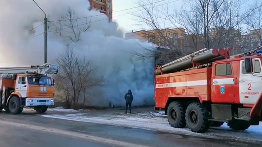 В Свободном во время пожара погиб мужчина - gtrkamur.ru