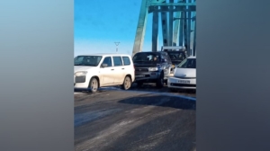 В Благовещенске на мосту через Зею возникла пробка - gtrkamur.ru