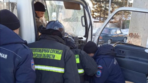 В Ивановке водителю молоковоза придавило ноги из-за столкновения со столбом - gtrkamur.ru