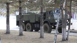 Военные в Приамурье получили новые авторазливочные станции, которые можно использовать при тушении пожаров - gtrkamur.ru