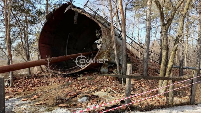 В Ивановке обрушилась водонапорная башня - gtrkamur.ru