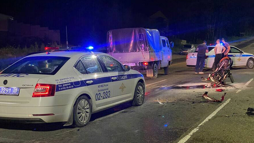В районе благовещенской панорамы погиб мотоциклист - gtrkamur.ru