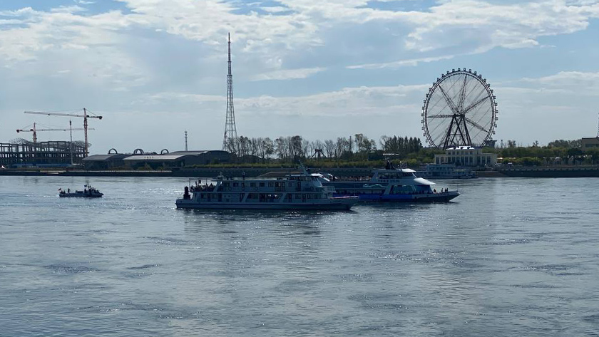 Амурских туристов в Хэйхэ предупреждают о низком уровне Амура - gtrkamur.ru