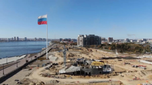 Аллею сухих фонтанов в Благовещенске сдадут летом следующего года - gtrkamur.ru