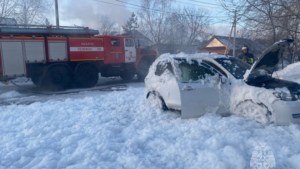 Сегодня утром в Благовещенске сгорел еще один автомобиль - gtrkamur.ru