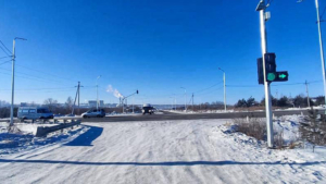 Новый светофор заработал на подъезде к городу Свободный - gtrkamur.ru