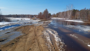 Талые воды затопили дорогу в Магдагачинском районе - gtrkamur.ru