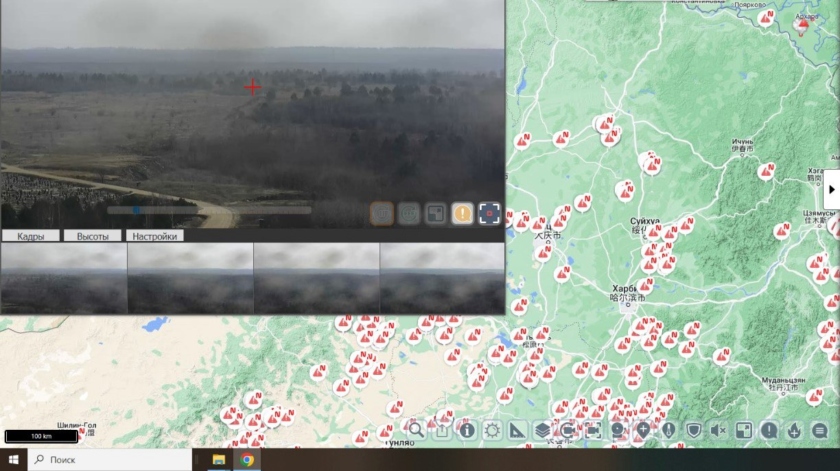 Амурскую область окутал дым из соседнего Китая - gtrkamur.ru