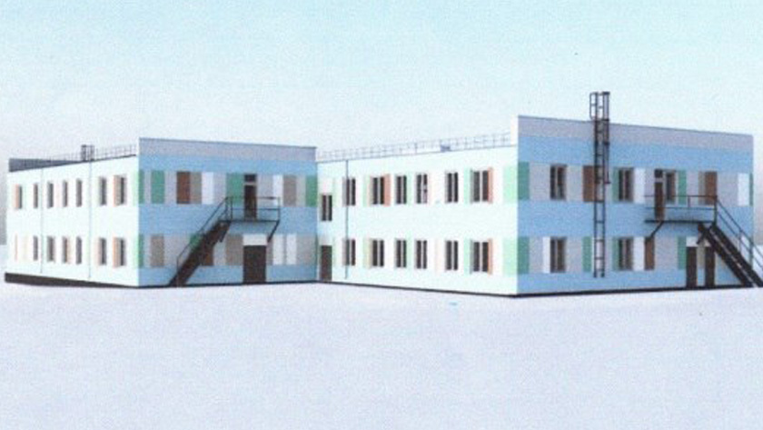 Поликлинику на три тысячи квадратов продолжают строить в Пояркове - gtrkamur.ru