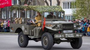 В Благовещенске военная техника впервые участвовала в шествии к 9 Мая - gtrkamur.ru
