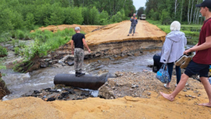В Приамурье размыло дорогу к селу - gtrkamur.ru
