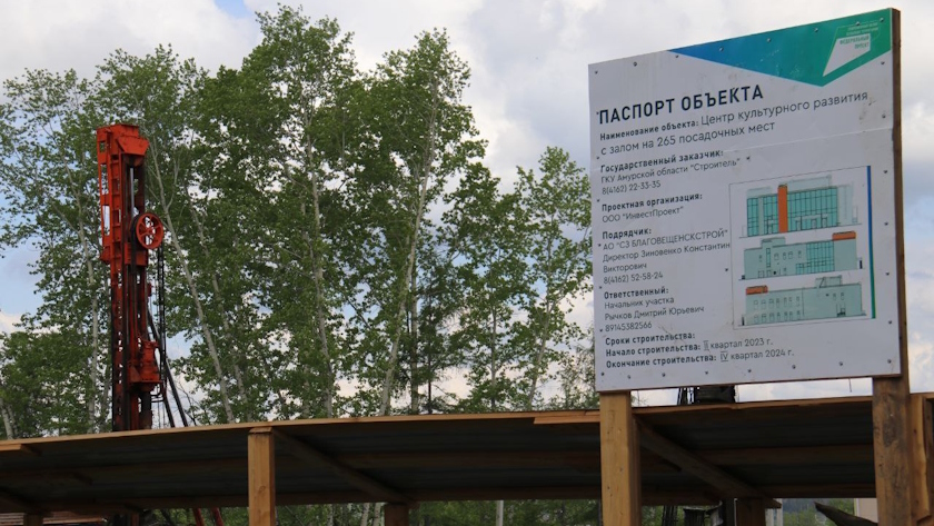 Подготовка площадки под Центр культурного развития продолжается в Сковородине - gtrkamur.ru