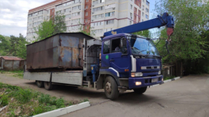 В областном центре за два года вывезли порядка 150 незаконно установленных гаражей - gtrkamur.ru