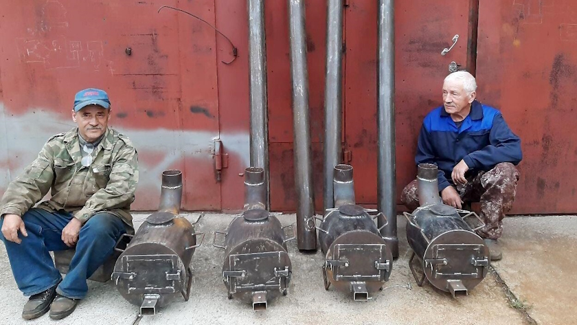 Амурчане делают особые буржуйки для бойцов СВО - gtrkamur.ru