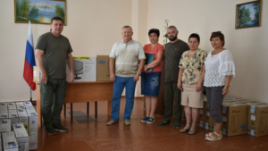 Компьютеры в медучреждение подшефного района ДНР помогло закупить Приамурье - gtrkamur.ru