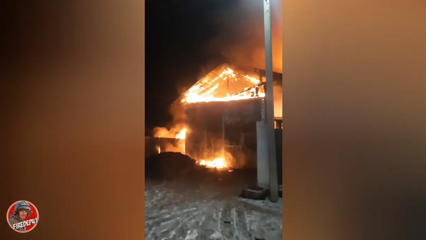 Двое человек и собака чуть не погибли при пожаре в Усть-Ивановке - gtrkamur.ru