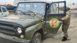 Боец с позывным «Буря» поблагодарил амурчан за автомобили - gtrkamur.ru