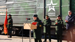 «Сила в правде»: агитпоезд Минобороны страны сделал остановку в Белогорске - gtrkamur.ru
