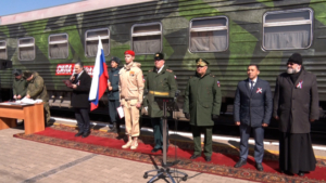 Дух патриотизма: благовещенцы встретили агитпоезд «Сила в правде» - gtrkamur.ru