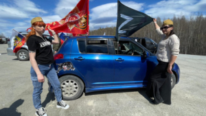 Победный автопробег состоялся сегодня в Тынде - gtrkamur.ru