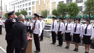 Благовещенские полицейские приняли присягу на верность Отечеству - gtrkamur.ru