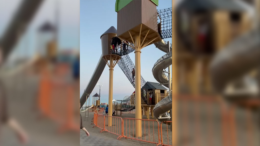 Благовещенцы разрешают детям играть на временно закрытой площадке на набережной Амура - gtrkamur.ru
