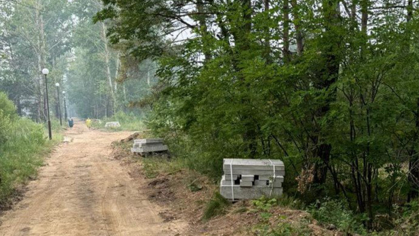 Благоустройство «Аллеи истории» в Циолковском могут завершить раньше срока - gtrkamur.ru