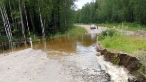 Дорогу подтопило в Мазановском округе из-за дождей - gtrkamur.ru