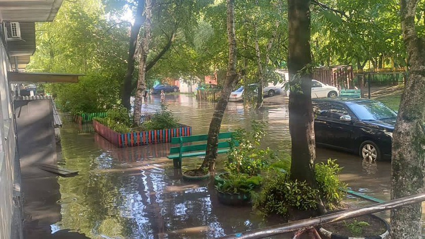 Город Свободный затопило после сильнейшего ливня - gtrkamur.ru