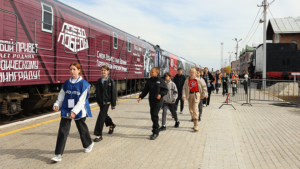 Ретропоезд «Победа» начал свой праздничный маршрут по Амурской области - gtrkamur.ru