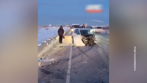 Три автомобиля столкнулись сегодня утром на новом зейском мосту в областном центре - gtrkamur.ru