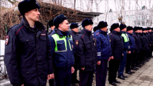 Сводный отряд амурской полиции проводили в служебную командировку на Северный Кавказ - gtrkamur.ru