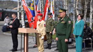 Поезд «Единство в памяти. Сила в подвиге» сделал остановку в Тынде - gtrkamur.ru