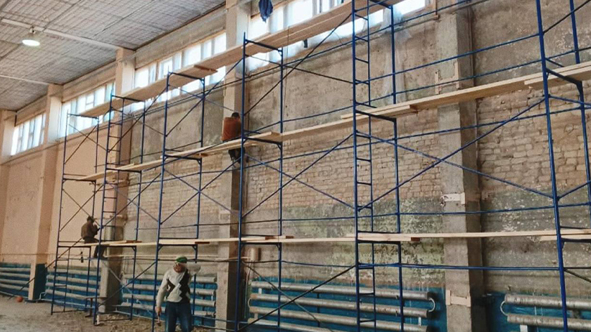 Капитальный ремонт спортивного зала в Доме культуры и спорта стартовал в Шимановске - gtrkamur.ru