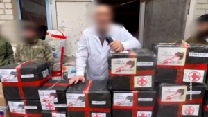 Волонтеров Возжаевки поблагодарил врач военного госпиталя Курской области за 19 посылок с гуманитарной помощью - gtrkamur.ru