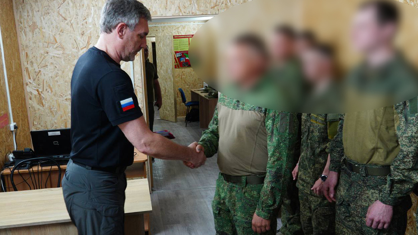 Василий Орлов наградил амурских военнослужащих медалями во время рабочей поездки на Донбасс - gtrkamur.ru