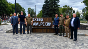 Василий Орлов посетил подшефный Амвросиевский округ ДНР - gtrkamur.ru