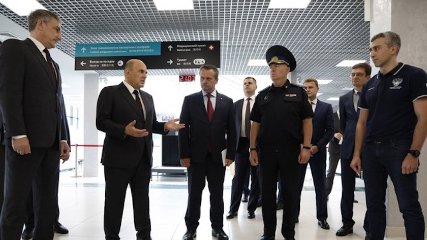 Михаил Мишустин посетил погранпереход и терминал «Каникурган» - gtrkamur.ru