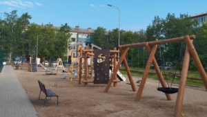 В Серышеве по поручению губернатора благоустроили площадку в военном городке - gtrkamur.ru