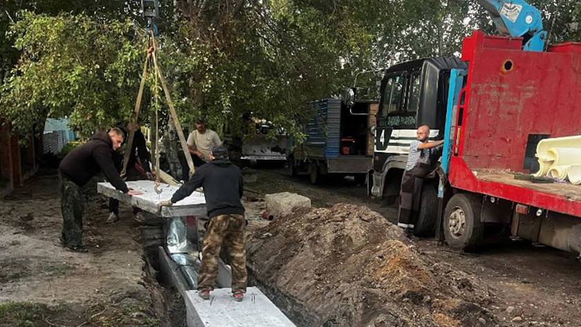 В Серышевском округе обновили участок тепловой сети - gtrkamur.ru