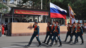 Первокурсники ДВОКУ дали клятву на верность Родине - gtrkamur.ru