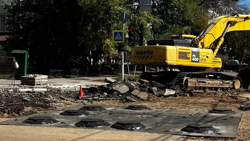 Дорожный ремонт на улице Амурской в Благовещенске вышел на новый этап - gtrkamur.ru